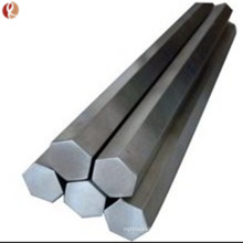 Hexagonal Gr7 titanium alloy bar with sample